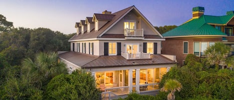 Aerial Views of the House