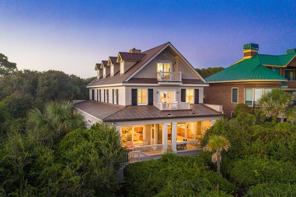 Aerial Views of the House