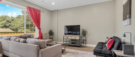 Living room with TV