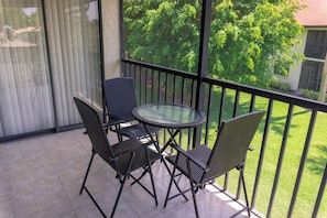 A view from your very own balcony, at any time of the day it's amazing and relaxing!