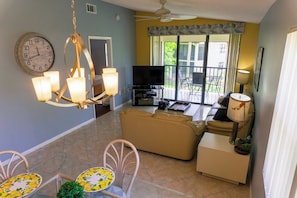 This spacious apartment features comfy sofa bed, TV, wi-fi and comes with breathtaking views right from the balcony! Can you wish for more?