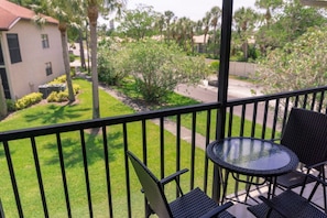 A view from your very own balcony, at any time of the day it's amazing and relaxing!