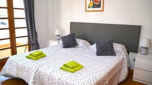 One bedroom apartment -  with separate bedroom.  Plus direct access onto balcony