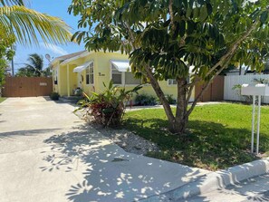 View of house from street with Long Driveway perfect for boat or large trucks