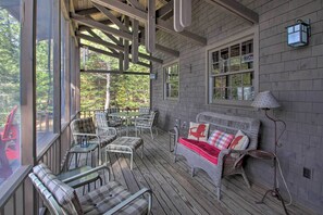 Screened Porch | Single Story Home | On-Site Lake Access