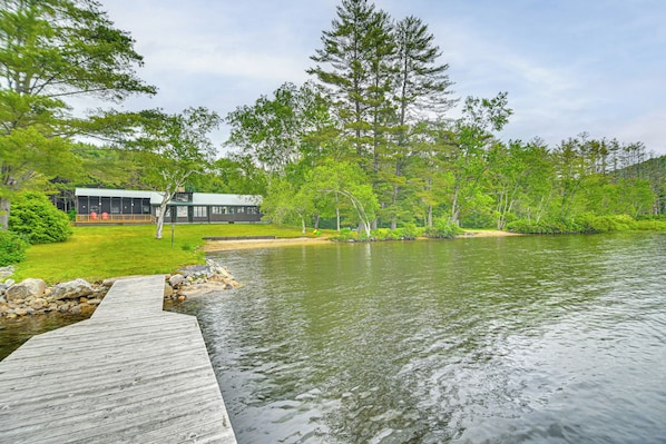 Lovell Vacation Rental | 3BR | 2BA | 2,200 Sq Ft | Steps Required to Enter