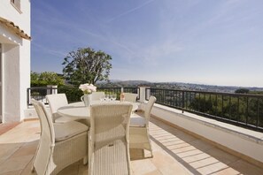 Breakfast terrace. 