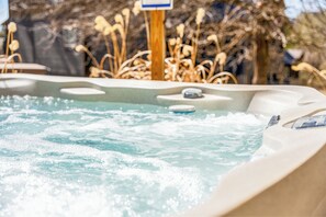 Unwind and relax in the Hot tub