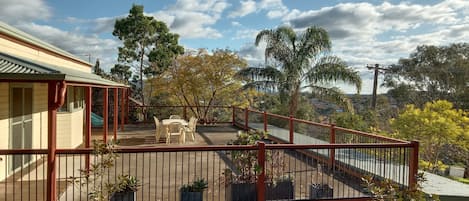 View of Alfresco.  From here you can see stunning views over Albury and surround