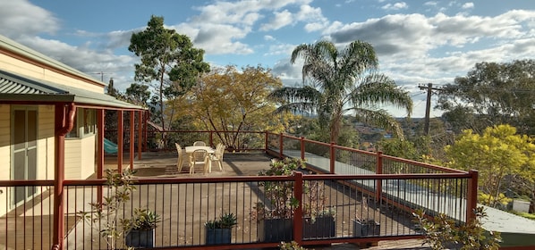 View of Alfresco. From here you can see stunning views over Albury and surround