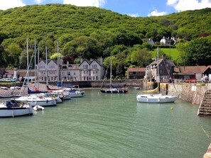 Enjoy the beautiful coast & woodland walk to Porlock Weir (approx 1.5 miles)