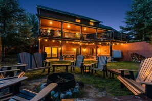Relax around the Firepit, roasting Smores and talking with friends & family!