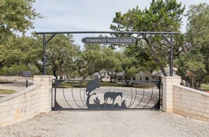 Wimberley Valley Lodge Front Gate