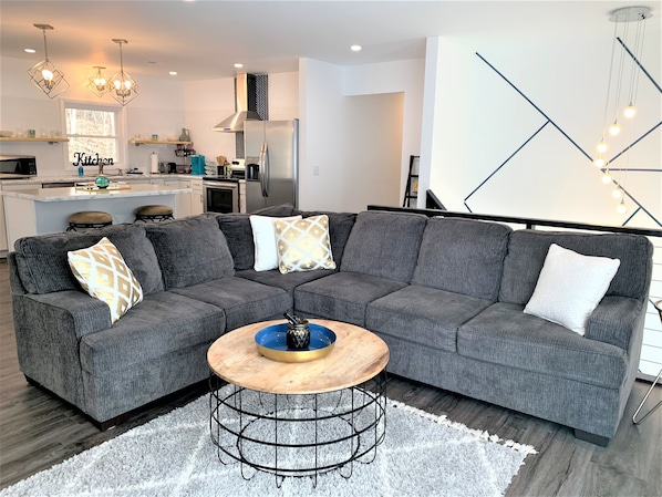 Open Concept Living area