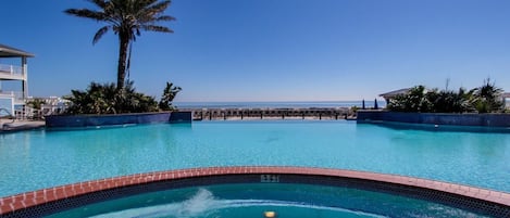 Infinity Pool and Hot Tub