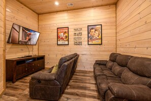 Plenty of entertainment options including theater room!