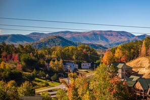 Direct views of the Smoky Mountains from our decks!