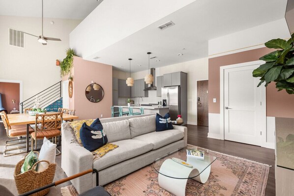 Botanical, earth vibe for a perfect Bachelorette weekend, or a restful stay with your family