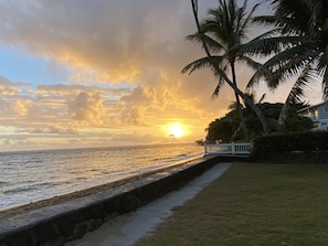Morning sunrise from the patio
