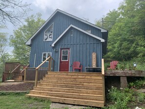 East facing large front porch to enjoy your morning coffee. 