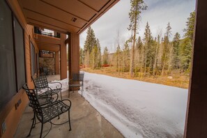 Private patio with Colorado views!