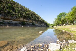 River access. Perfect to put a chair in and relax.