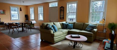 Downstairs living area