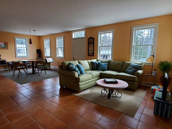 Downstairs living area