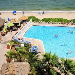 Pool and beach