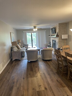 Updated flooring in main room 