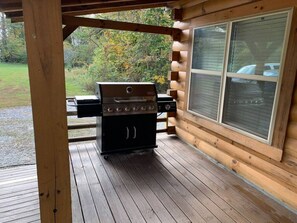Grilling with a view and space to move around.
