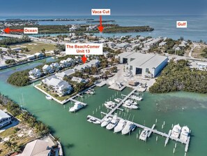 Aerial View - Coral Lagoon - Immediate access to ocean and gulf