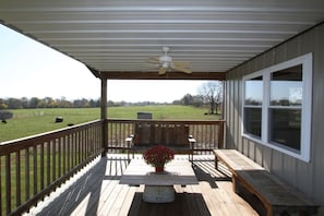 View of deck looking to the south.