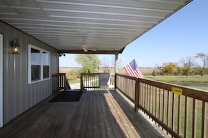 Deck access on North side of barn.