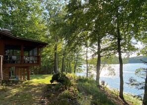 Stellar views of Robinson Pond.  Water access from private dock or put-in.