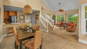 Regency at Poipu Kai #621 - Dining & Living Great Room - Parrish Kauai