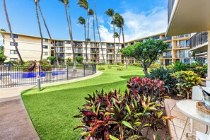 Lush garden grounds