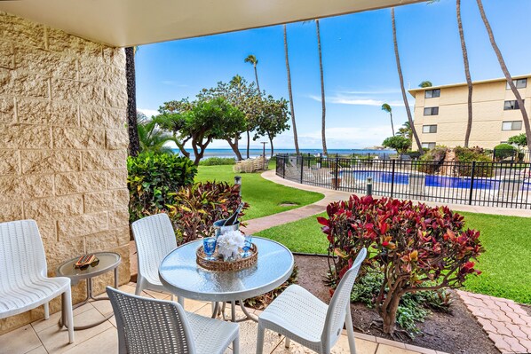 Outdoor dining table for