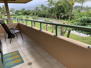 25 foot long deck  overlooking The Napali Coastline