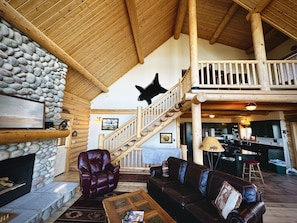 Living Room with View to Loft