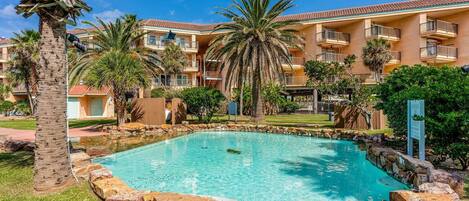 ONE OF THREE POOLS AT THE RESORT - LAGOON STYLE FOR EASY ENTRY