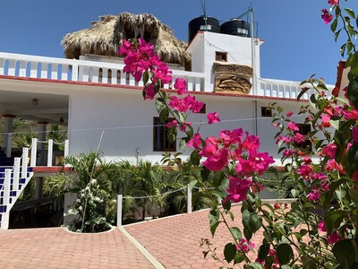 Casa El Delfin, view from private/secure parking area.