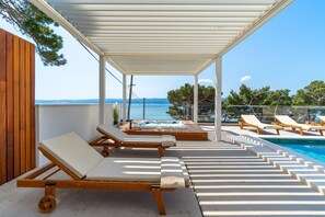 Villa Bava is a newly built, beachfront villa furnished with high quality