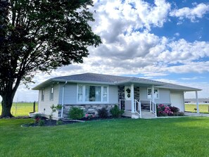 View from Road of the front of the house - this house was completely renovated, inside and out! 