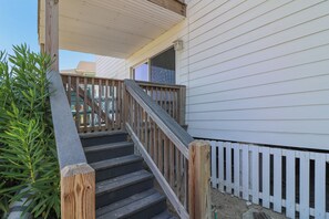 Deck area of the unit