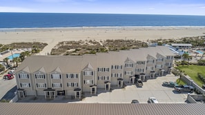 Beach over view of property