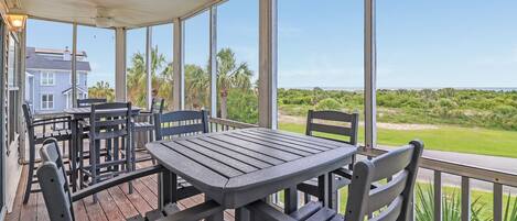 Screened-in porch