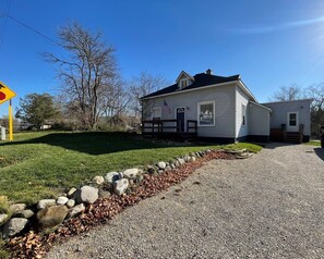 Front of home and driveway