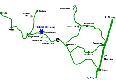 Catskill Ski House - 1.5 miles from Belleayre