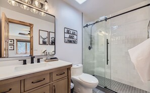 Fully Renovated Private Primary Bathroom - Sleek & Luxurious